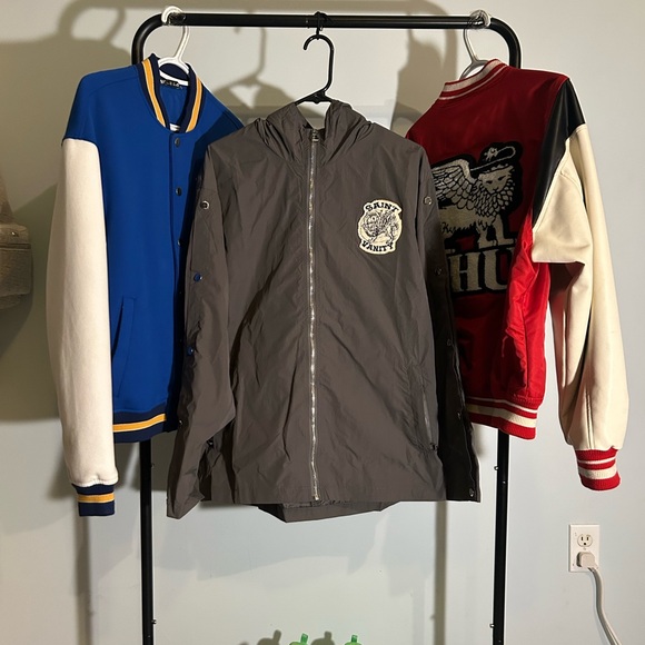 Saint Vanity Grey Nylon Jacket - Picture 2 of 4